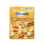 （まとめ）和光堂 介護食 ヤワラカお魚 （1）白身魚ダンゴのかに玉アンカケ 1袋 HA47【×30セット】