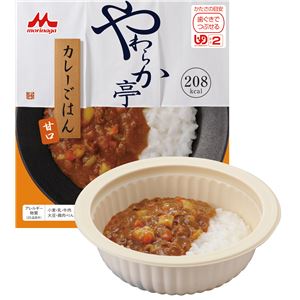 （まとめ）クリニコ 介護食 やわらか亭 カレーごはん 1個 646515【×40セット】