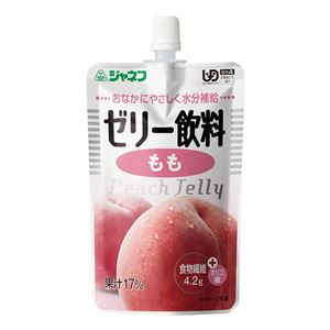 （まとめ）キユーピー 介護食 ジャネフ ゼリー飲料もも 8袋 12911【×15セット】