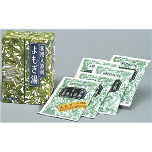 （まとめ）三興物産 入浴備品 よもぎ薬用入浴剤（分包）30g×5包入 C326【×10セット】
