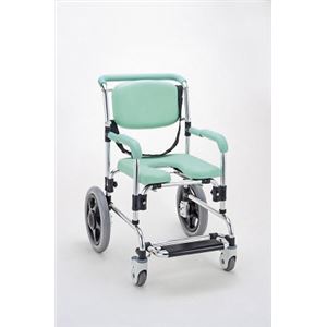 マキテック シャワーチェア らくらく浴用キャリー 肘固定型 YC-30GR