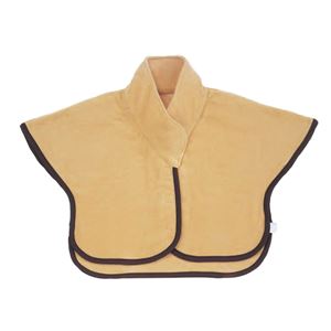 （まとめ）神戸生絲 衣料品 フリース肩掛け ベージュ No94【×2セット】