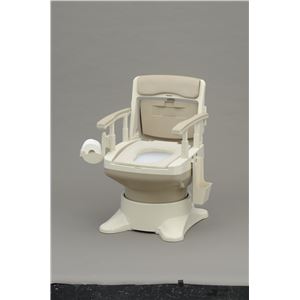 パナソニックエイジフリーライフテック 樹脂製ポータブルトイレ ポータブルトイレ座楽アウーネ（1）標準タイプベージュ VAL30101C
