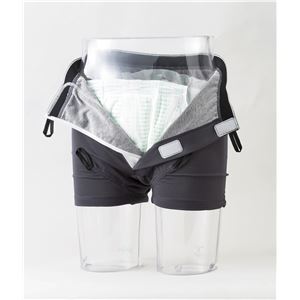 ニシキ おむつカバー 紙おむつ（パッド）専用布パンツ M H4065