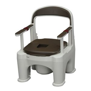 パナソニックエイジフリーライフテック ポータブルトイレ ポータブルトイレ座楽ラフィーネ プラ便座モカブラウン PN-L30200B