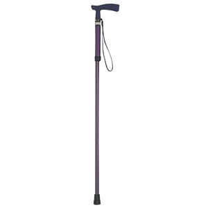 日進医療器 ステッキ（折りたたみ） 調節式折りたたみ杖 まぁべんり 大パープル TY126F=900-PR