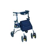島製作所 歩行車 シンフォニープラス（2）80 かすり紺