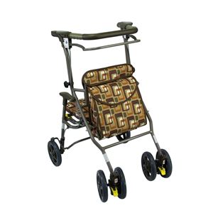 島製作所 歩行車 シンフォニーワイドSP（4）小タイフ ゜GAブラウン