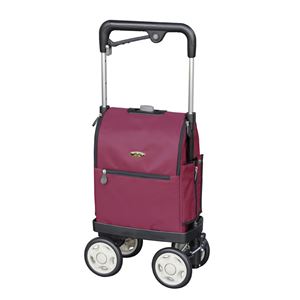 須恵廣工業 ショッピングカー ウォーキングキャリーアイカートラブ ワイン 813W