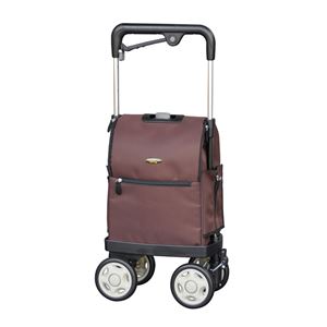須恵廣工業 ショッピングカー ウォーキングキャリーアイカートラブ ブラウン 813W