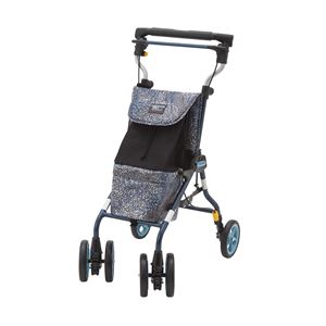象印ベビー シルバーカー ライトステップタイニーWウキウキ モザイクブルー TNYWU-MBL
