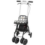 ユーバ産業 シルバーカー アップダウン ブラック UD-0228