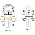 松岡 施設用家具・備品 救護担架 （4）SB-90A