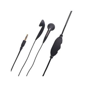 （まとめ）ボリュームコントローラー付 ステレオイヤホン ヤザワ TS110BK【×10セット】