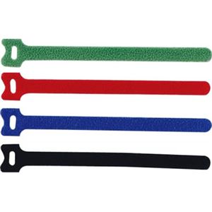 （まとめ）ワンタッチケーブルバンド 180mm 4本入 ヤザワ FWN180【×10セット】