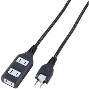 （まとめ）耐トラ付タップ 3個口 10m 黒 ヤザワ SH15103BK【×3セット】
