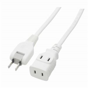 （まとめ）耐トラ付タップ 2個口 1m 白 ヤザワ SH1512WH【×10セット】