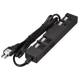 （まとめ）IPad対応スイッチ付4AC+2USB ヤザワ H642BK2USB【×2セット】