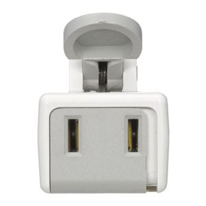 （まとめ）レバー付プラグアダプター ヤザワ SHLP1502WH【×5セット】