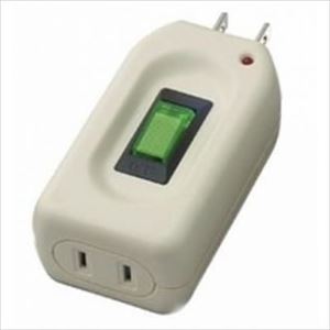 （まとめ）雷サージ・ブレーカー内蔵スイッチ付タップ ヤザワ Y02UBK110WH【×5セット】