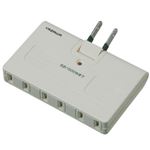 （まとめ）雷サージ付アンダータップ ヤザワ Y02UK300WH【×10セット】