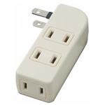 （まとめ）耐トラ付サイドタップ 4個口 白 ヤザワ Y02SU400WH【×10セット】