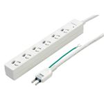 3P抜け止めマグネットタップ 6個口 5m ヤザワ Y02JKNP605WH