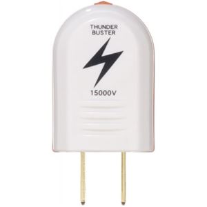 （まとめ）雷バスター 15000V ヤザワ Y02STB15WH【×5セット】