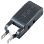 （まとめ）極小コーナータップ 3個口 黒 ヤザワ Y02STCS153BK【×10セット】