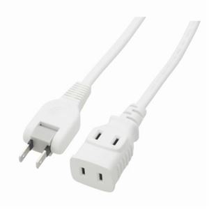 （まとめ）耐トラ付タップ 2個口 5m 白 ヤザワ Y02205WH【×3セット】