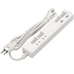 IPad対応スイッチ付4AC+2USB ヤザワ Y02642WH2U