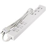 IPad対応スイッチ付3AC+3USB ヤザワ Y02662WH3U