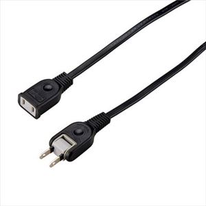 （まとめ）耐トラ付延長コード1個口7mブラック ヤザワ Y02107BK【×3セット】