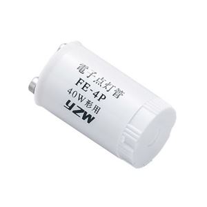 （まとめ）電子点灯管 40形用 口金P21 ヤザワ FE4PY【×10セット】