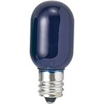 （まとめ）ナツメ球 電球 T20 E12 5W 青 ヤザワ T201205CB【×60セット】