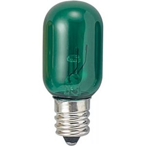 （まとめ）ナツメ球 電球 T20 E12 5W 緑 ヤザワ T201205CG【×60セット】