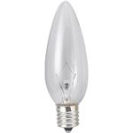 （まとめ）シャンデリア球 電球 C32 E17 25W クリア ヤザワ C321725C【×40セット】