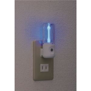 （まとめ）センサーナイトライト 青色LED×1灯 ヤザワ NL30BL【×10セット】