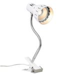 （まとめ）電球色LEDフレキシブルクリップライトホワイト ヤザワ CFLE03L05WH【×2セット】