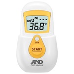  【家庭用非接触体温計】エーアンドデイ UT-701 おでこで測る体温計 でこピッと (イエロー)