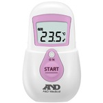  【家庭用非接触体温計】エーアンドデイ UT-701 おでこで測る体温計 でこピッと (ピンク)