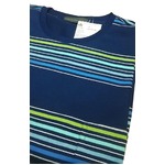 イタリア製　上質コットン100%Tシャツ　　ネイビー　M