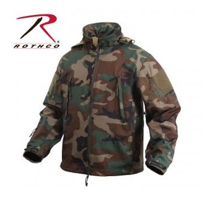 ROTHCO（ロスコ） スペシャルOPS タクティカルソフトシェルジャケット ROGT9745 ウッドランドカモ M