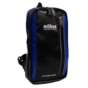 水に強いドイツブランドmobus ワンショルダー防水生地バック MBX303 ブラック/ブルー