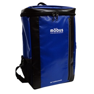 水に強いドイツブランドmobus 防水生地スクウェアーバック MBX505 ブルー/ブラック