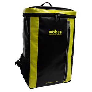 水に強いドイツブランドmobus 防水生地スクウェアーバック MBX505 ブラック/イエロー