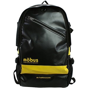 mobus 防水生地PCポケット完備多収納バック パック MBX506 ブラック/イエロー