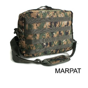 アメリカ軍 防水布使用Ａ4対応MOLLショルダーバック BS076YN ＭＡＲＰＡＴウッド 【レプリカ】