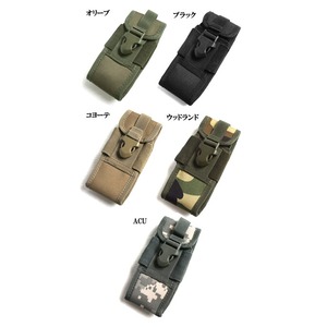 アメリカ軍 防水布使用MOLLE対応スマートフォンポーチ BP073YN コヨーテブラウン