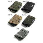 モール対応防水布使用スマートフォンケース ブラック